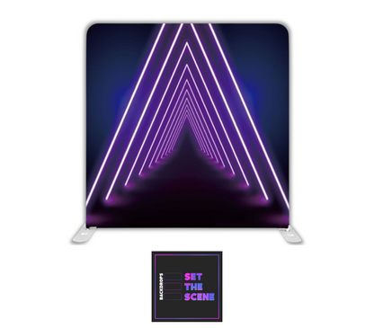 Neon Portal Pillowcase Backdrop Cover