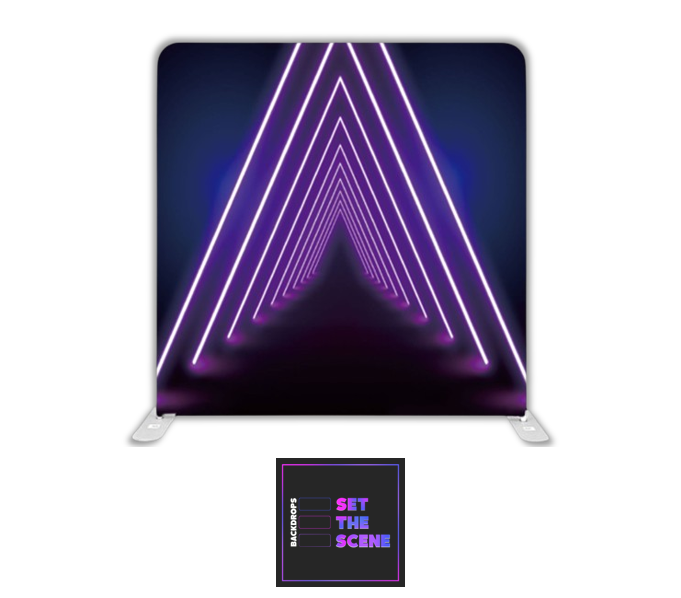 Neon Portal Pillowcase Backdrop Cover