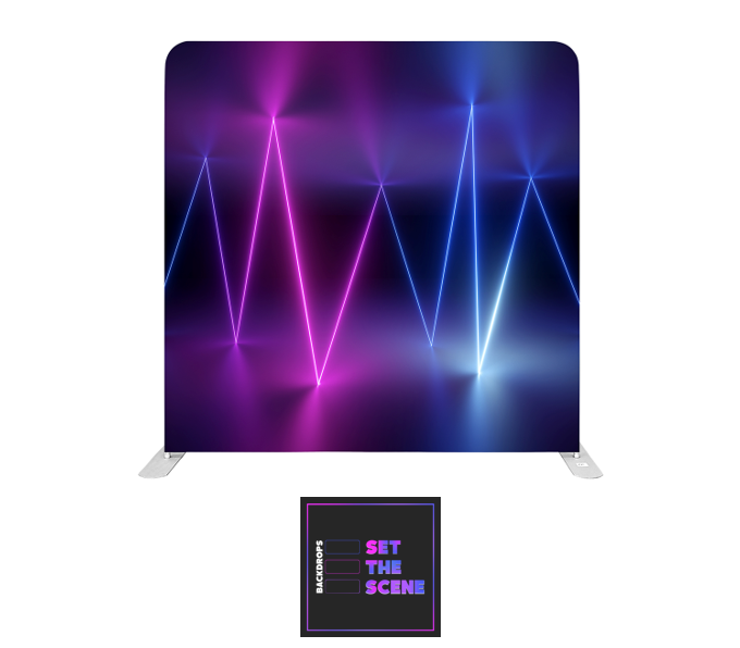 Laser Beams Pillowcase Backdrop Cover