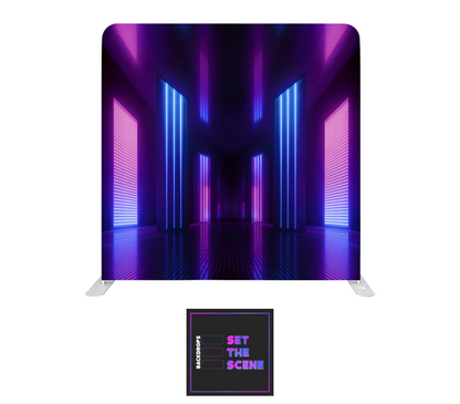Neon Night Pillowcase Backdrop Cover