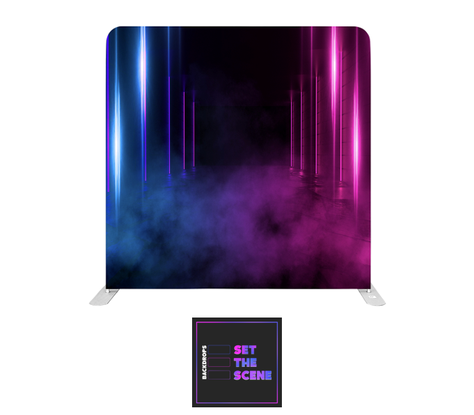 Neon Smoke Pillowcase Backdrop Cover