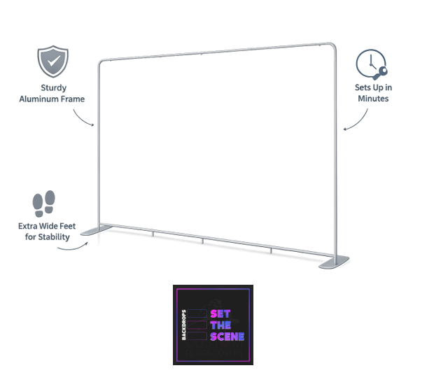 Aluminium Pillowcase Backdrop Frames