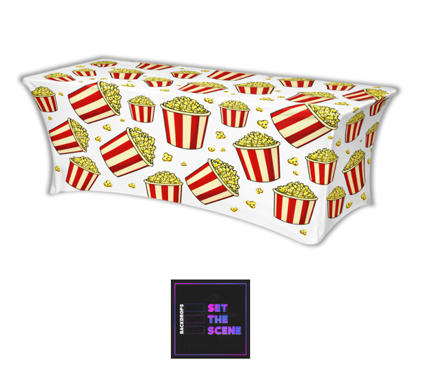 Popcorn Lycra Table Cover