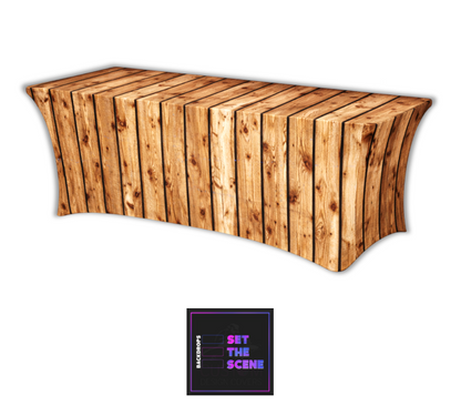 Rustic Lycra Table Cover