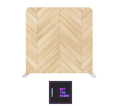 Chevron Oak Pillowcase Backdrop Cover