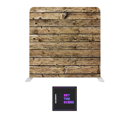 Brown Rustic Pillowcase Backdrop Cover