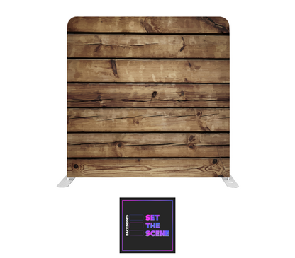 Aged Wood Pillowcase Backdrop Cover