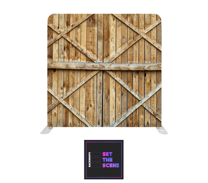 Barn Door Pillowcase Backdrop Cover