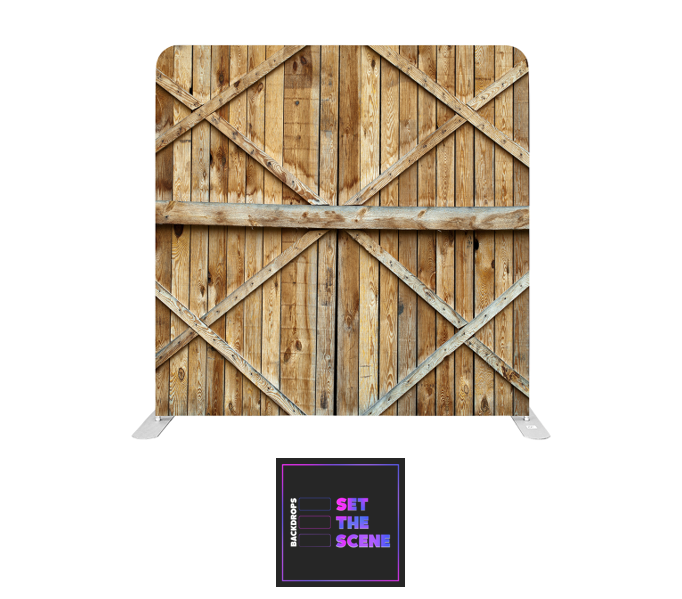 Barn Door Pillowcase Backdrop Cover