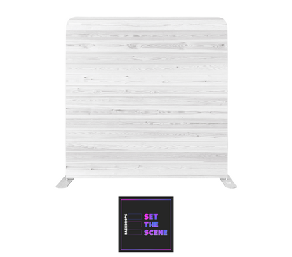 White Rustic Pillowcase Backdrop Cover