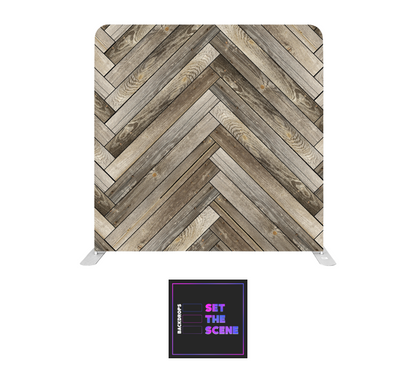 Herringbone Effect Pillowcase Backdrop Cover