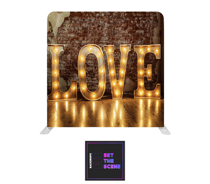 Love Pillowcase Backdrop Cover