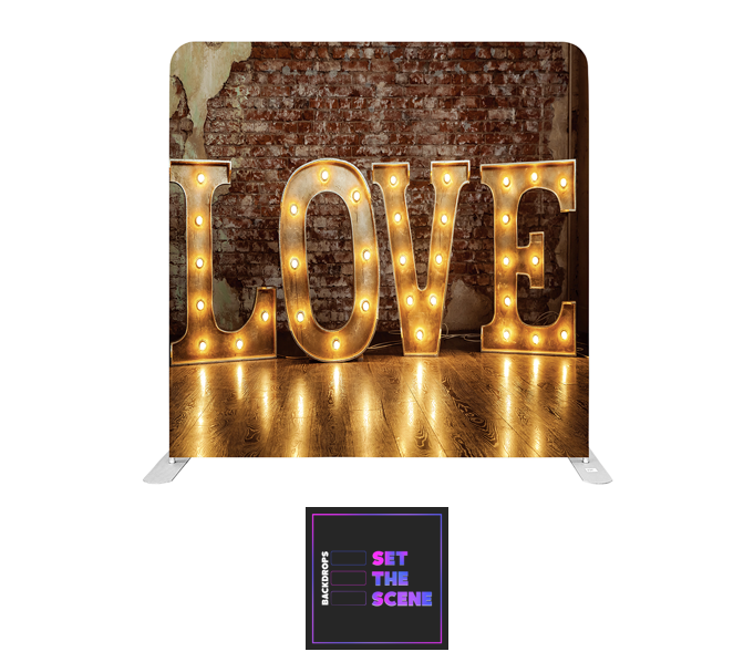 Love Pillowcase Backdrop Cover