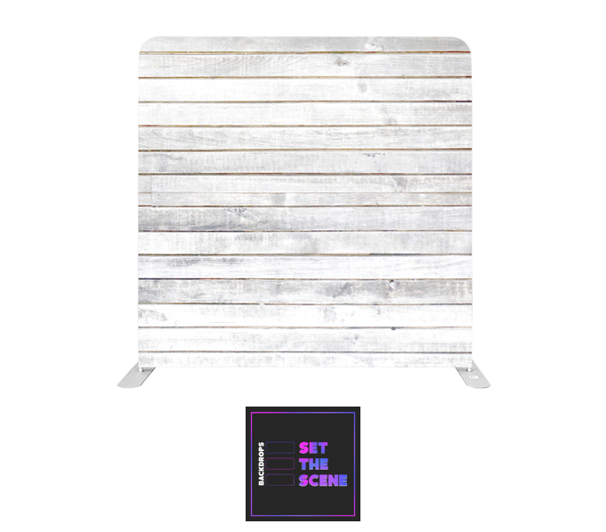 White Rustic Pillowcase Backdrop Cover