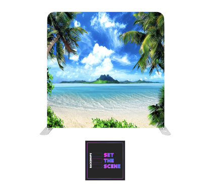 Ocean Views Pillowcase Backdrop Cover