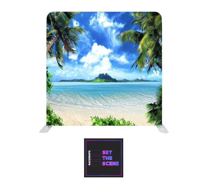 Ocean Views Pillowcase Backdrop Cover