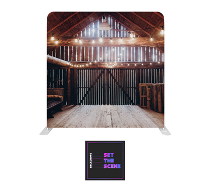 Wedding Barn Pillowcase Backdrop Cover