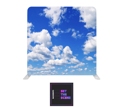 Cloudy Skies Pillowcase Backdrop Cover