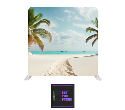 Beach Vibes Pillowcase Backdrop Cover