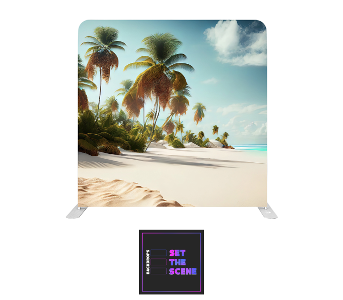 Beach Vibes Pillowcase Backdrop Cover