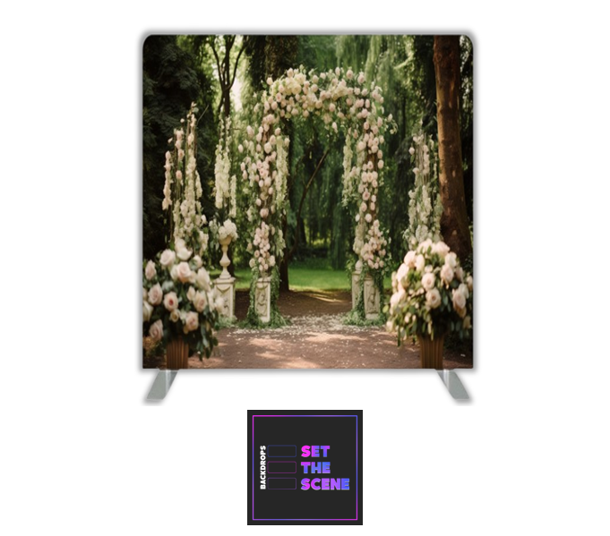 Wedding Arch Pillowcase Backdrop Cover