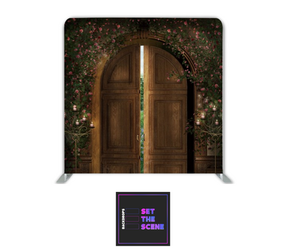 Floral Door Arch Pillowcase Backdrop Cover