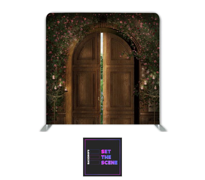 Floral Door Arch Pillowcase Backdrop Cover
