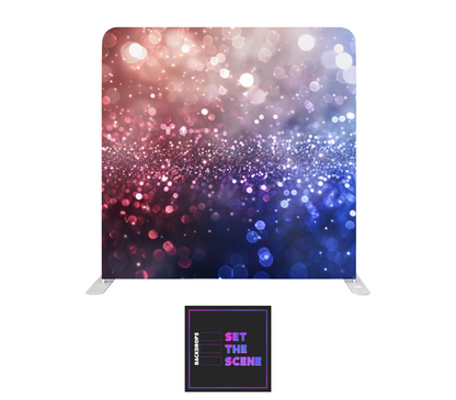 Pink Purple Bokeh Pillowcase Backdrop Cover