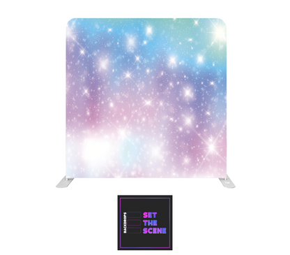 Unicorn Glitter Effect Pillowcase Backdrop Cover