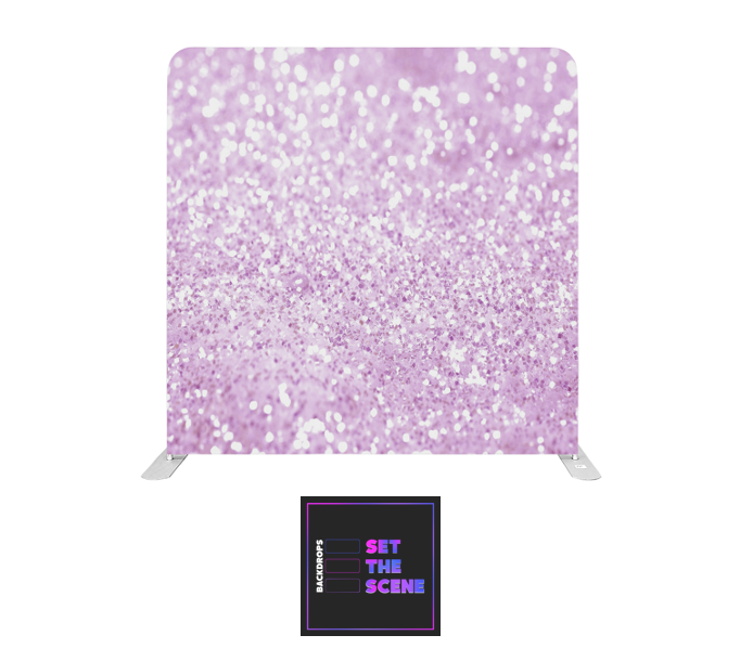 Pink Sparkle Pillowcase Backdrop Cover