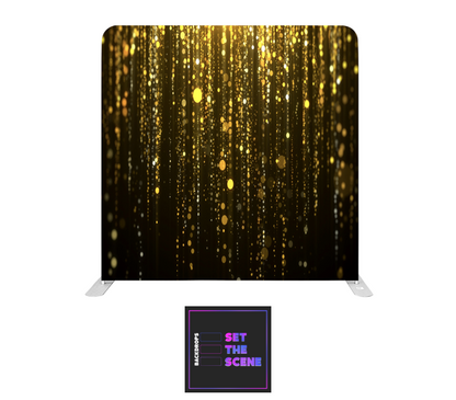 Golden Curtain Pillowcase Backdrop Cover