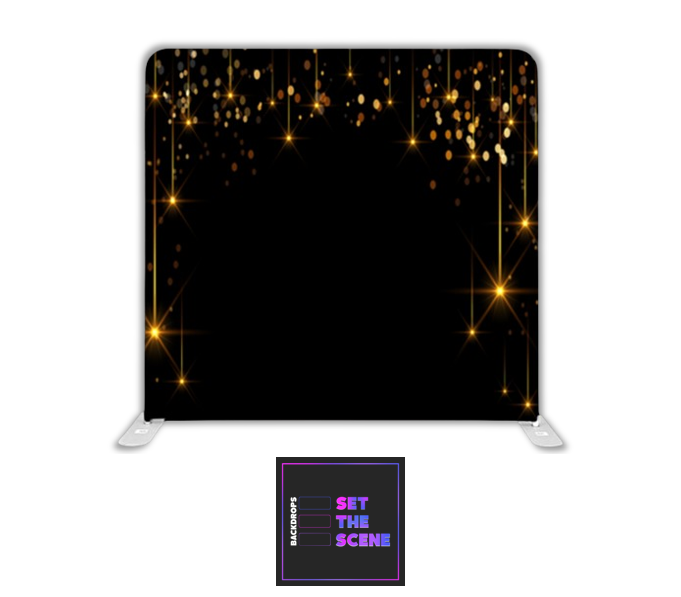 Golden Sparkle Pillowcase Backdrop Cover