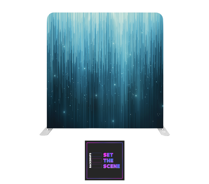 Blue Rain Pillowcase Backdrop Cover