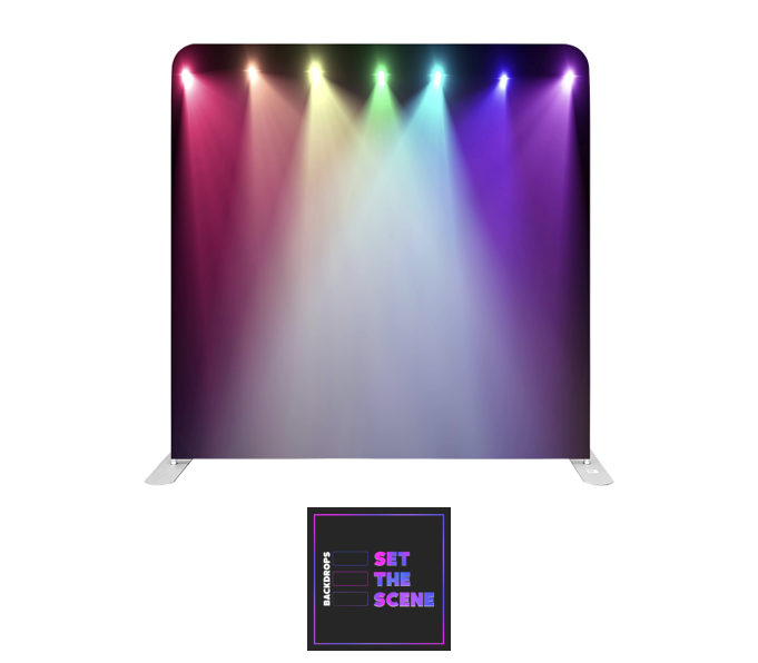 Spotlights Pillowcase Backdrop Cover