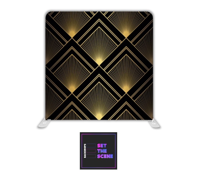 Art Deco Pillowcase Backdrop Cover
