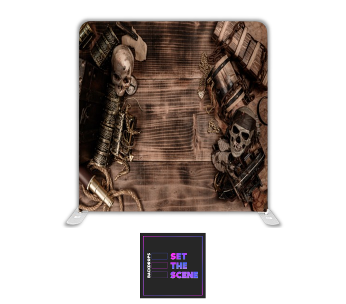 Pirate's Treasure Pillowcase Backdrop Cover