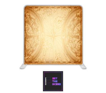 Compass Pillowcase Backdrop Cover