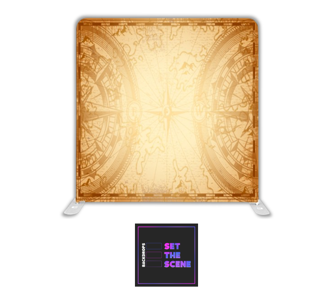 Compass Pillowcase Backdrop Cover