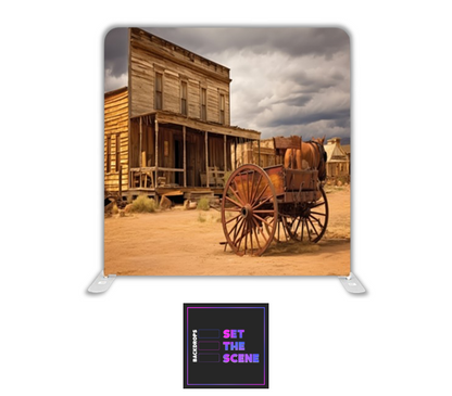 Old Western Pillowcase Backdrop Cover
