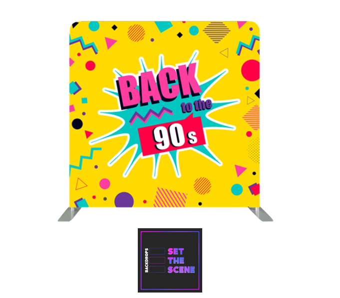 Back To The 90s Pillowcase Backdrop Cover