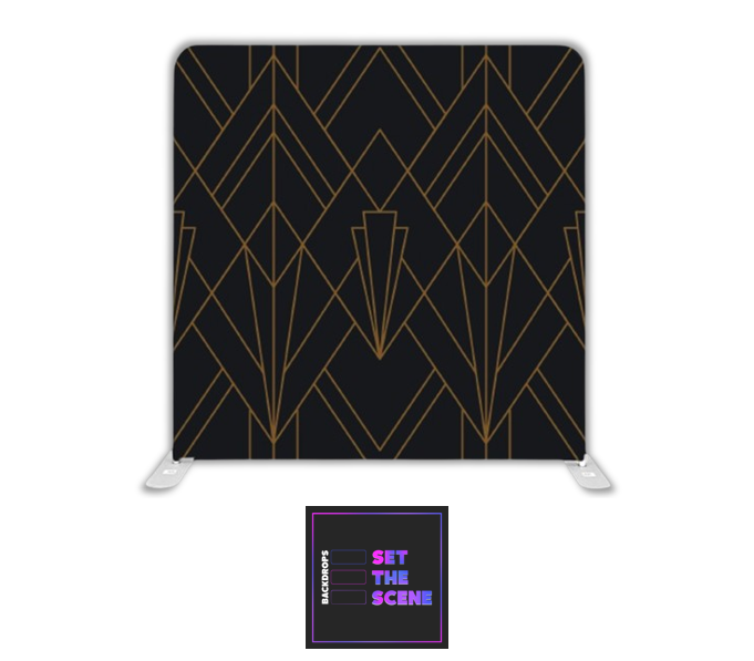 Art Deco Pillowcase Backdrop Cover