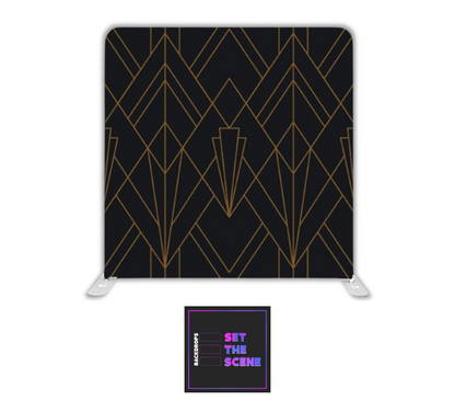 Art Deco Pillowcase Backdrop Cover