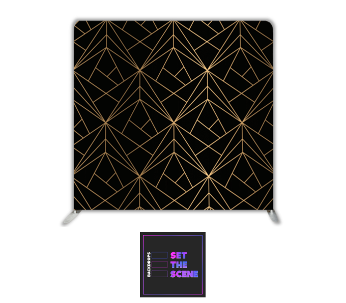 Geometric Pillowcase Backdrop Cover