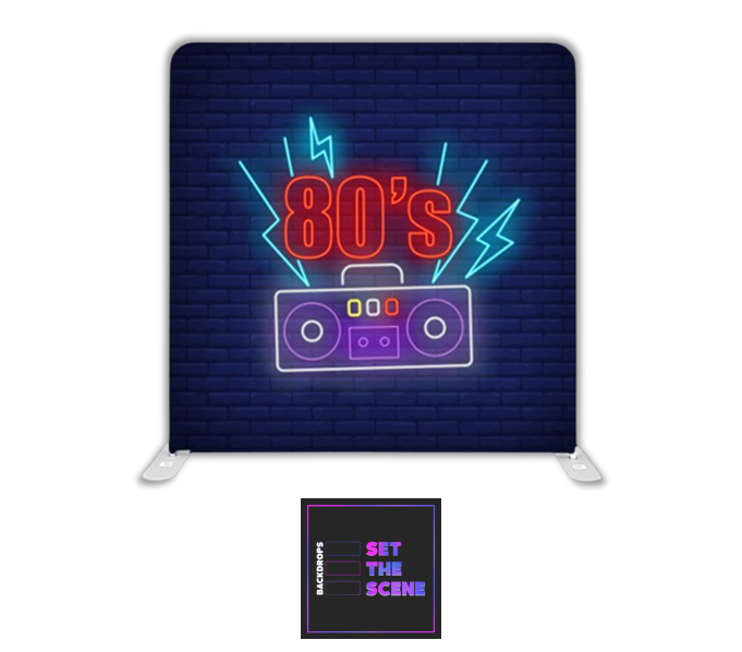 80s Pillowcase Backdrop Cover