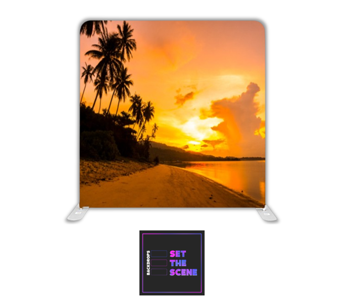 Sunset Pillowcase Backdrop Cover