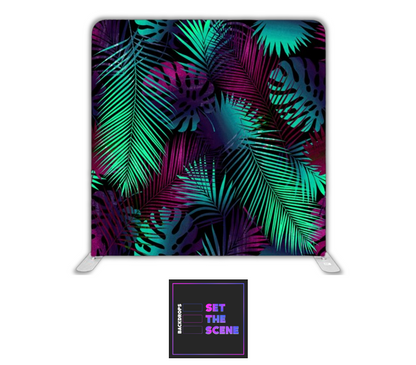 Tropical Leaves Pillowcase Backdrop Cover