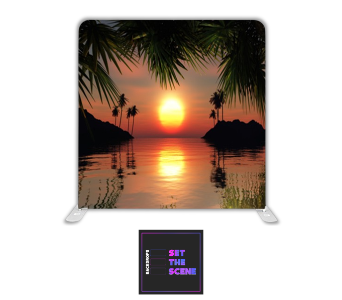 Sunset Pillowcase Backdrop Cover