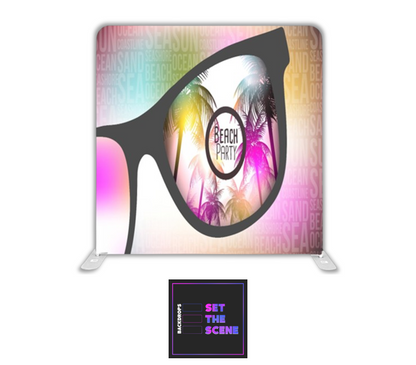 Beach Party Pillowcase Backdrop Cover