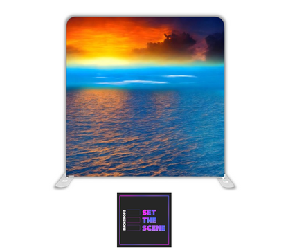 Sunset Pillowcase Backdrop Cover
