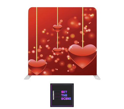 Hanging Hearts Pillowcase Backdrop Cover